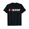 I Love Kpop - Heart K-pop T-Shirt