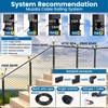 Muzata 300 Pack Black Cable Railing Rubber Grommets for Level