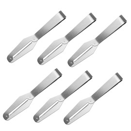BIUDECO 6pc Set of Stainless Steel Tweezers Fruit Vegetable Peeler Kitchen Gadget