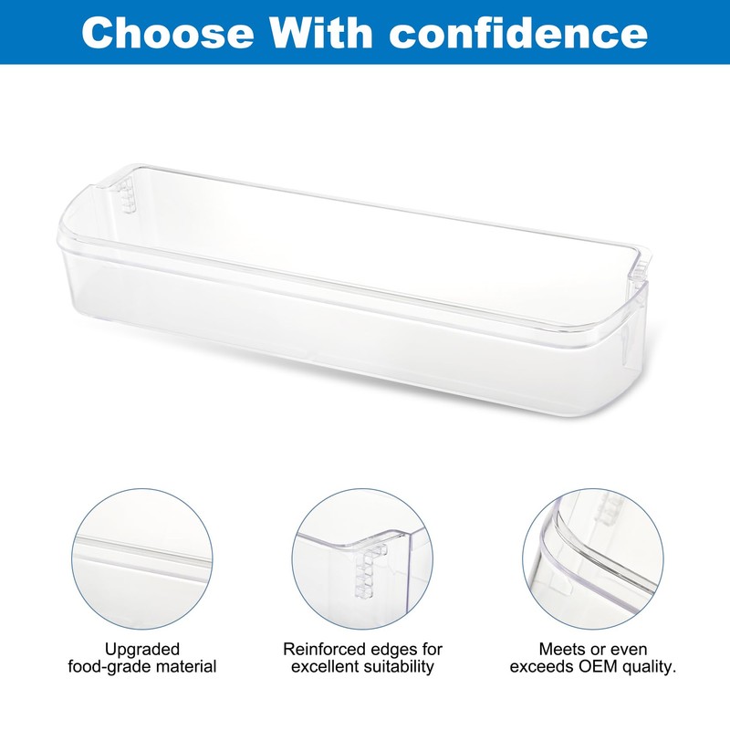 UPGRADED MAN62750201 Refrigerator Door Basket Compatible With LG Kenmore LDCS22220S