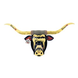 BEER DEER Coors Banquet Longhorn Head 3D Cardboard Mount Wall - Man Cave Decor - Crafted for Garages, Bars, Country Rooms & Beer Lovers - Easy Assembly & Durable Design