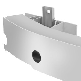 Auto Dynasty GM1106690 Rear Bumper Reinforcement Impact Face Bar Compatible with Chevy Malibu (Limited) 2013-2016, Aluminum Silver