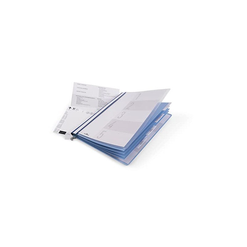 Durable 255406 Personal File – Pack of 1, Blue Pack