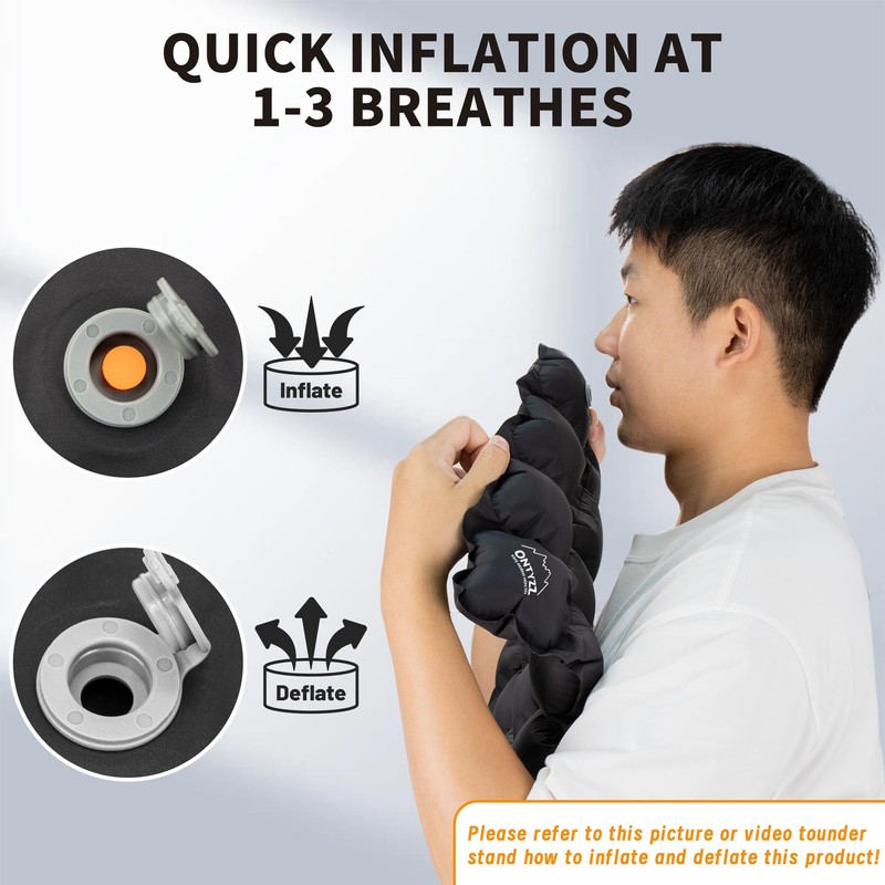 ONTYZZ Seat Cushions Outdoor Ultra Lightweight Inflatable Seat Cover Foldable