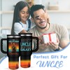 Cool Uncle Tumbler with Handle Cool Gifts for Uncles Best