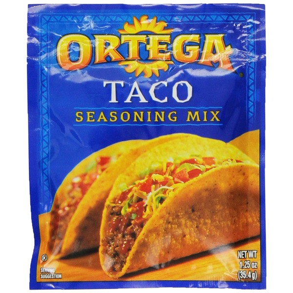 Ortega Taco Seasoning Mix, 1.25-Ounce Packages (Pack of 24)