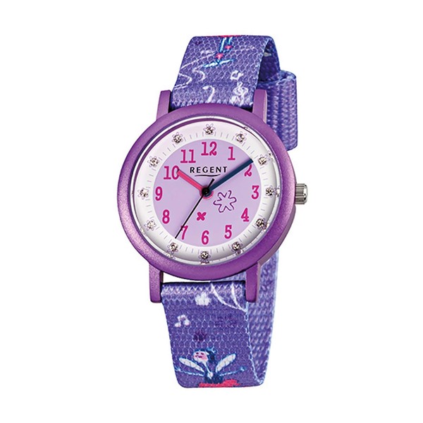 Regent Watch for children with textile wristband, elves motif and