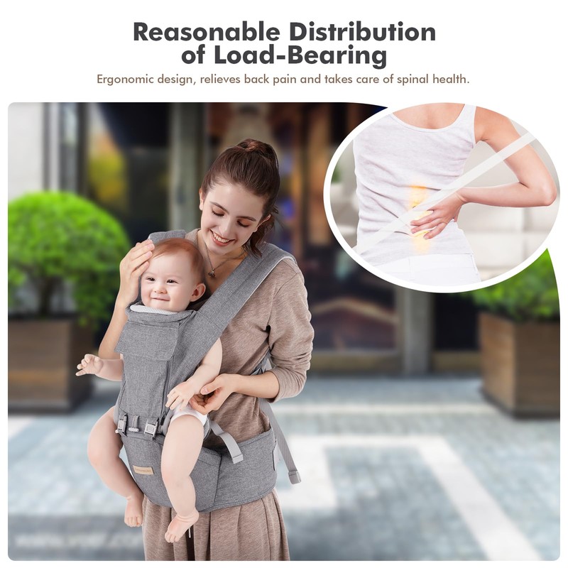 Baby Carrier Newborn Carrier Advanced 6-in-1 Carrier Multifunction Toddler Carrier