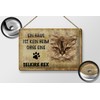 FEMER Blechschild Spruch 30x20cm Selkirk Rex Katze ohne kein Heim