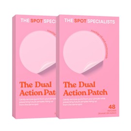 The Dual Action Patch (2 Pack) | Bespoke Formula Pimple Patches for Face to Fight Acne & Prevent Recurrence | Results After 6 Hours | Strategically Curated Ingredients | Created By Dermatologists