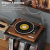 Emfogo Vinyl Record Storage, Record Player Stand Wall Mount Up