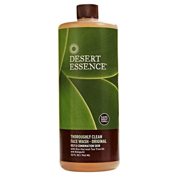 Desert Essence Thoroughly Clean Face Wash, 32 Ounce - 3 per case.