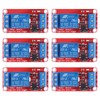 DiGiYes 6Pcs Relay Module DC 12V 1 Channel Relay Module