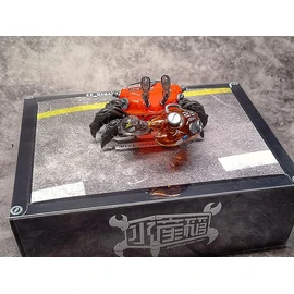 Suisan Box 008 Fiddler Crab Silver Red Non-Scale Assembly Plastic Model