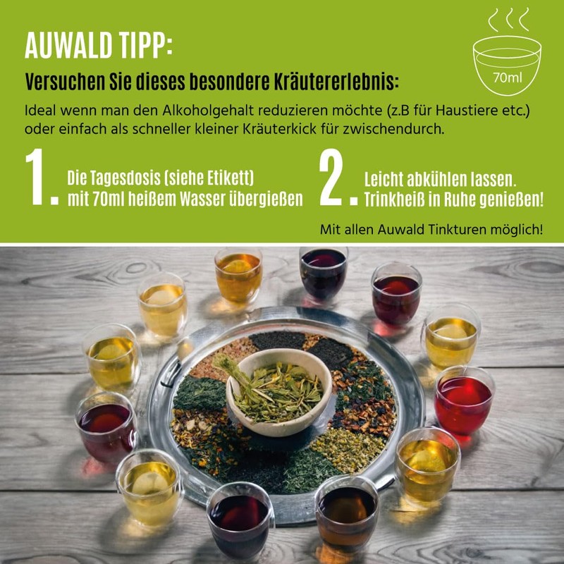 Auwald Kren/Horseradish & Nasturtium Drops Organic - High Quality Extract,