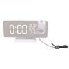 FM Radio LED Digital Smart Alarm Clock LED Digital Projection