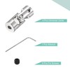 MECCANIXITY 3mm to 3mm Inner Dia Rotatable Universal Joint Shaft