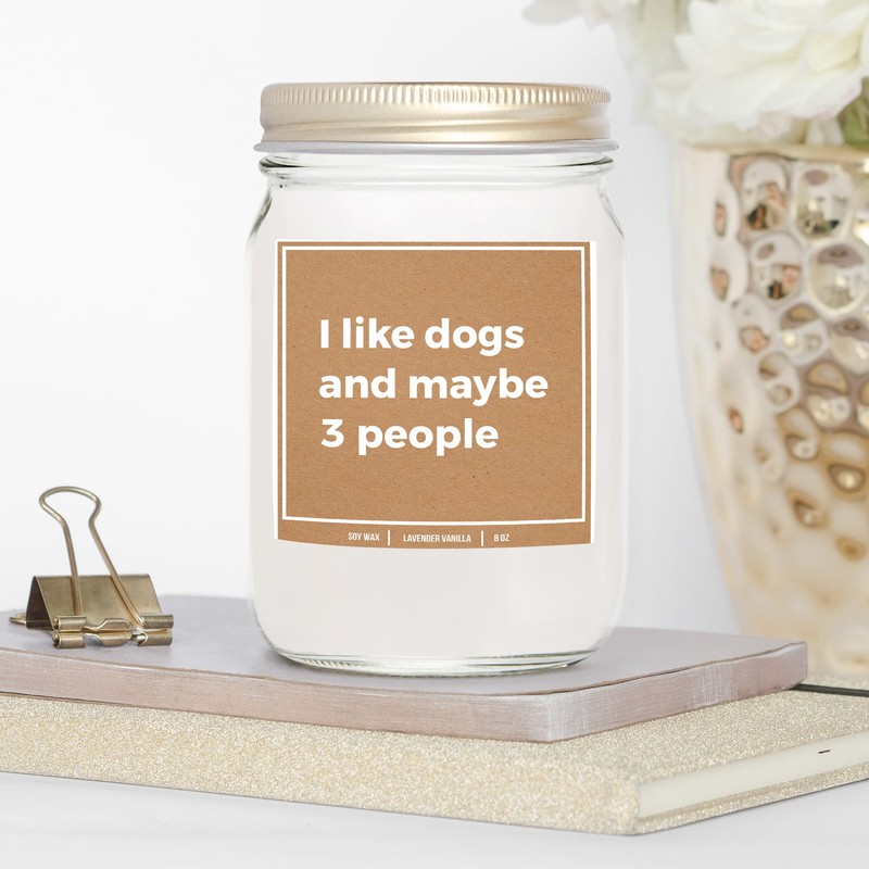 YouNique Designs I Like Dogs and Maybe 3 People Cool