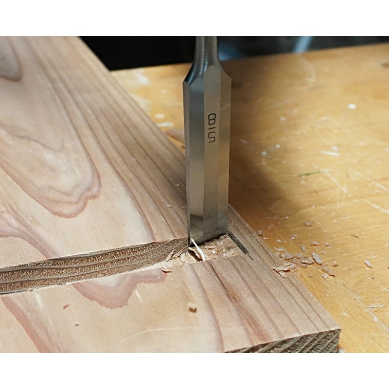 KAKURI DIY Chisel, White Oak Handle, Blade Edge 1.5 inches