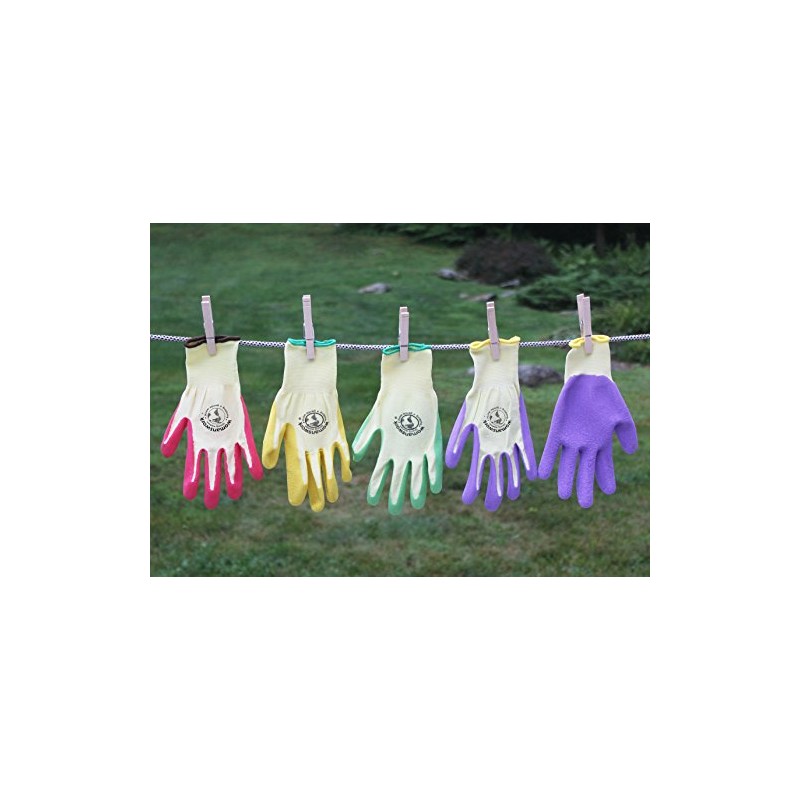 Womanswork Weeding Glove, Purple, Large