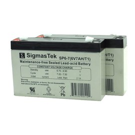 TowMate Qty. 2 Towmate 6V7AH -x2, Lead Acid Batteries for TM36, TM48 and Other Heavy Duty Towmate Lights