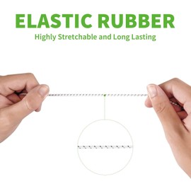 iPower 3' x 3' Grow Tent Trellis Netting for 47"x47" Tent, Heavy-Duty Elastic Plant Net with Hooks, Flexible Hydroponics Support for Climbing Plants, Vegetables, Fruits, Vines, 2Pack, White, 2-pack