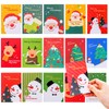 Osuter Christmas Notebook, Pack of 20 Mini Notepads, Small Cartoon