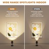 Vitnucrol Rechargeable Spot Lights Indoor with Remote, 5500mAh Battery Operated
