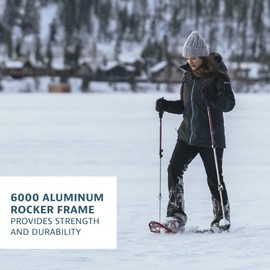 Yukon Charlie's Advanced Float Women's Snowshoe, 7-inch x 19-inch