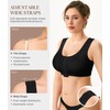 BRABIC Women Front Closure Post Surgery Compression Everyday Bras for
