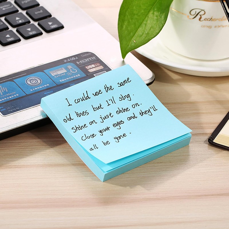 10 packs * 100 sheets (Choose from 5 colors) 75x75mm