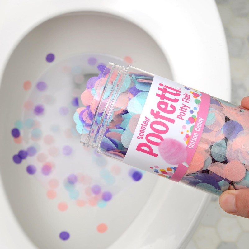 Poofetti Potty Flair - Scented Potty Training Party Toilet Confetti