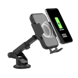 Premier - Soporte para Ventana y salpicadero (Carga inalámbrica, Extensible)