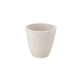 Richell Design Planter, Botany Plain Pot, 15 Shape, White