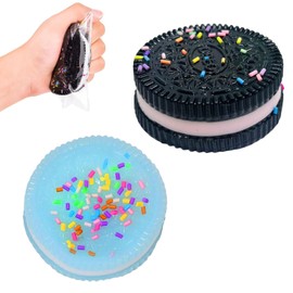 2pcs Anti Stress Toys, Black and blue Anti-Stress Ball, Soft and Durable Stress Balls and Anti Stress Ball suitable for Office,School,Relaxation and Entertainment