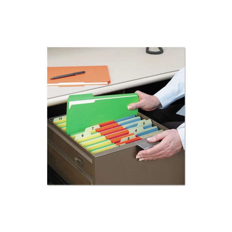 Smead 11943 1/3-Cut Tabs 0.75 in. Expansion File Folder -