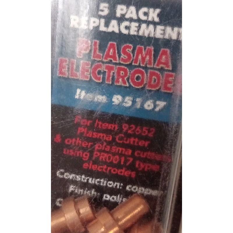harbor freight plasma cutter electrodes 95167 92652 harbor freight