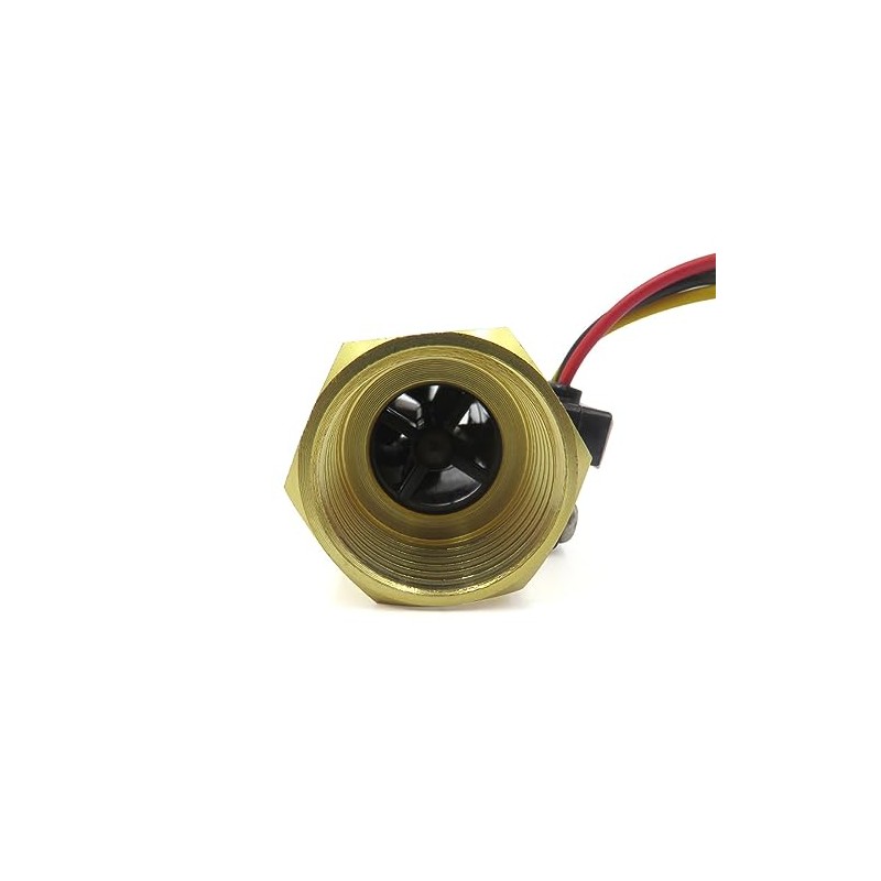 GREDIA G3/4" Male Thread Brass Water Flow Sensor Switch Hall