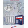 ALECPEA Stainless steel ceiling hook for punching bags, 400 kg
