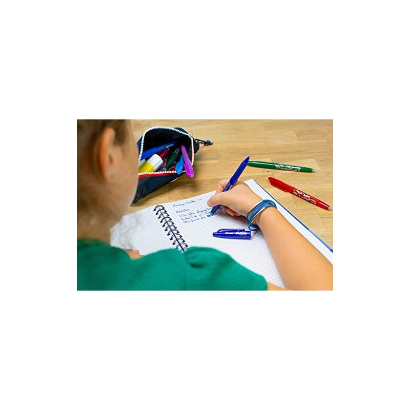 Pilot Frixion Erasable Rollerball Pen Fine 0.5mm Tip- Black, Box