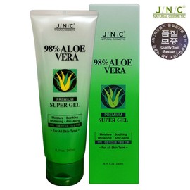 JNC Aloe Vera Premium Super Gel 240ml / Soothing Gel / 제이엔씨 JNC 알로에베라 프리미엄 슈퍼겔 240ml수딩젤