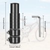 Bike Stem Riser Adjustable Bicycle Handlebar Extender Increases Bar Height