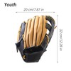 Baseball Glove - Softball Practice Mitts - Leather Outfield Softball