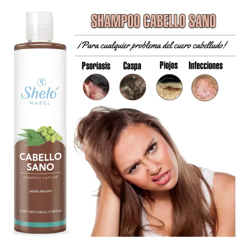Shampoo Cabello Sano Brillo Sedosidad