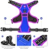 PHOEPET Upgraded No Pull Dog Harness, Reflective Adjustable Vest, with