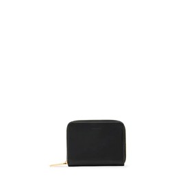 AllSaints Women's Lena Hex Zip Wallet, Black