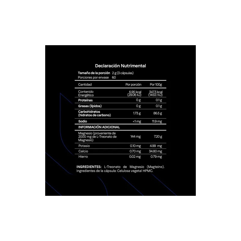 Magnesio Treonato Magtein 2000mg Elemental 180 Caps