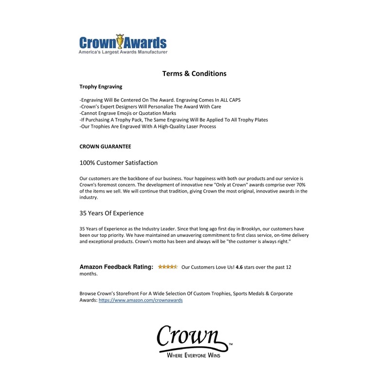 Crown Awards 6" School Bus Trophy - Classic School Bus