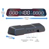 7 Inch Car LED HUD Display Time Speedometer Display Over