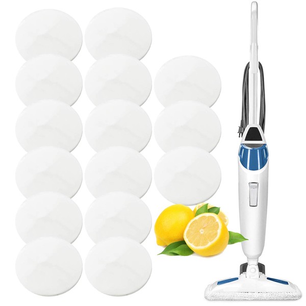 IMPRESA 15 Pack Lemon Scented Replacement Steam Mop Citrus Fragrance